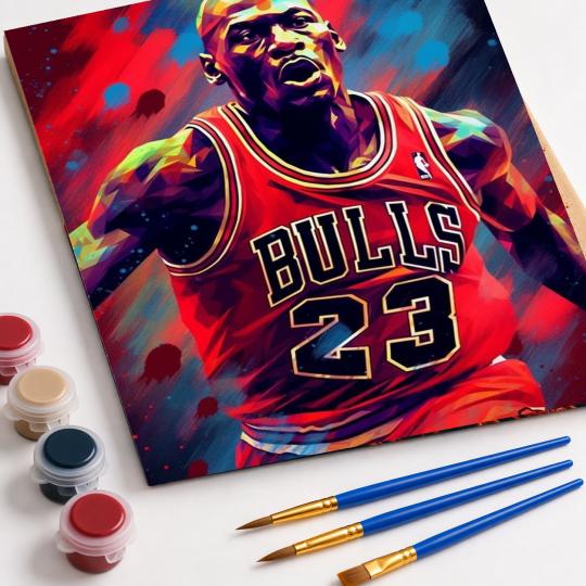 Paint by Numbers Michael Jordan Picture 40x50 cm, photo 4