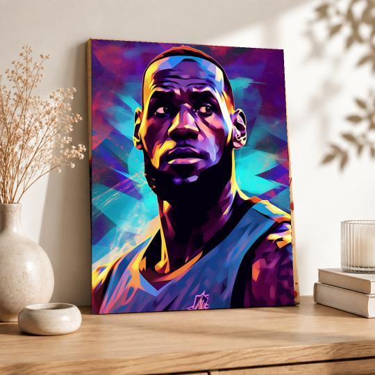 Paint by Numbers LeBron James Picture 40x50 cm, photo 8