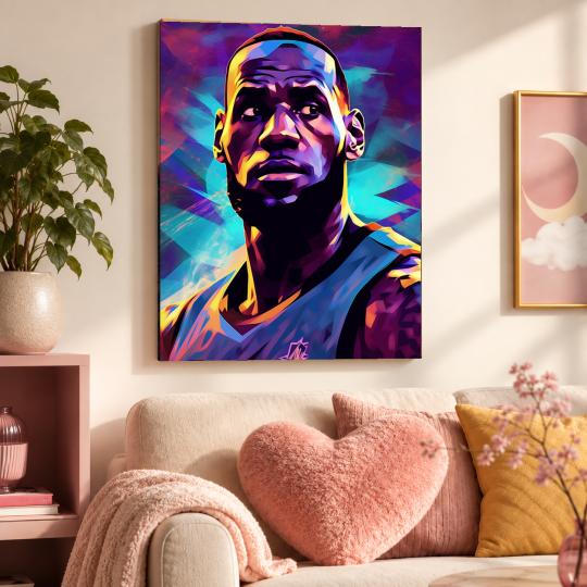 Paint by Numbers LeBron James Picture 40x50 cm, photo 9