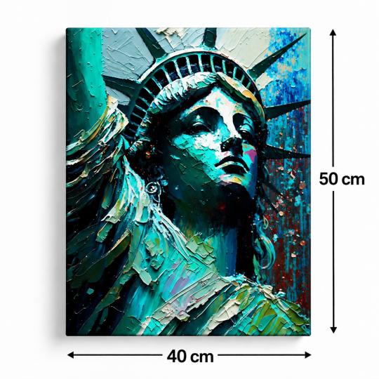 Paint by Numbers Lady Liberty Picture 40x50 cm, photo 3