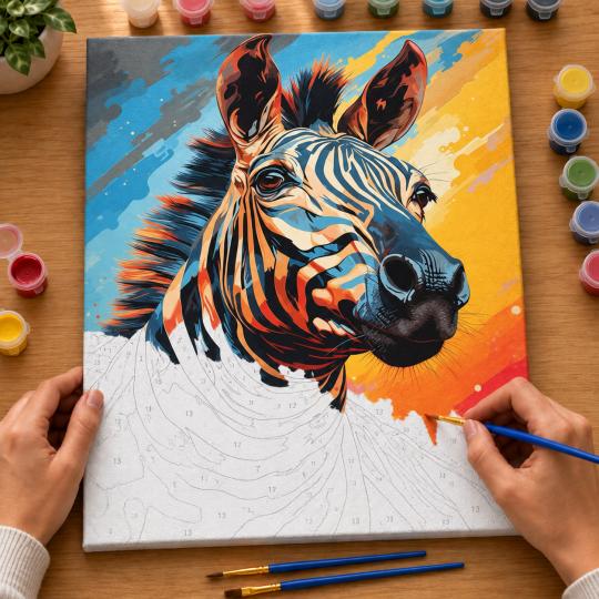 Paint by Numbers Spirit of the Savannah Picture 40x50 cm, photo 6