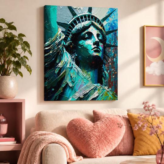 Paint by Numbers Lady Liberty Picture 40x50 cm, photo 9