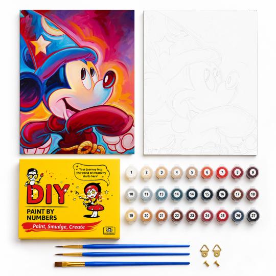 Paint by Numbers Magical Mickey Picture 40x50 cm, photo 2