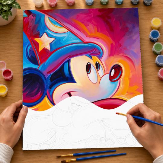 Paint by Numbers Magical Mickey Picture 40x50 cm, photo 6