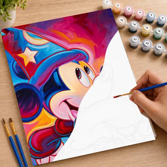 Paint by Numbers Magical Mickey Picture 40x50 cm, photo 7