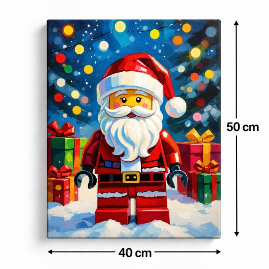 Paint by Numbers Lego Santa Claus Picture 40x50 cm, photo 3
