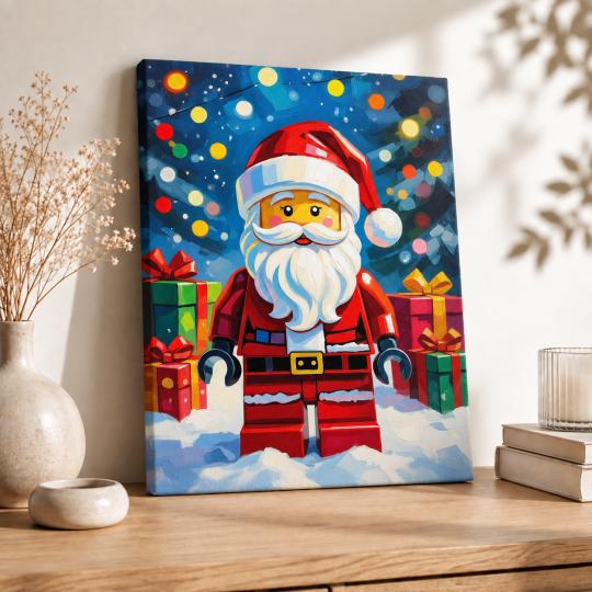Paint by Numbers Lego Santa Claus Picture 40x50 cm, photo 8