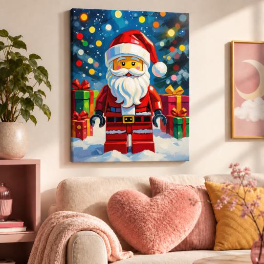 Paint by Numbers Lego Santa Claus Picture 40x50 cm, photo 9