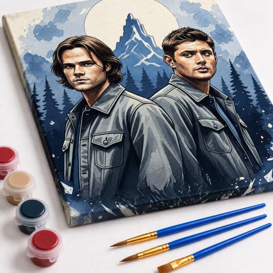 Paint by Numbers Supernatural Picture 40x50 cm, photo 4
