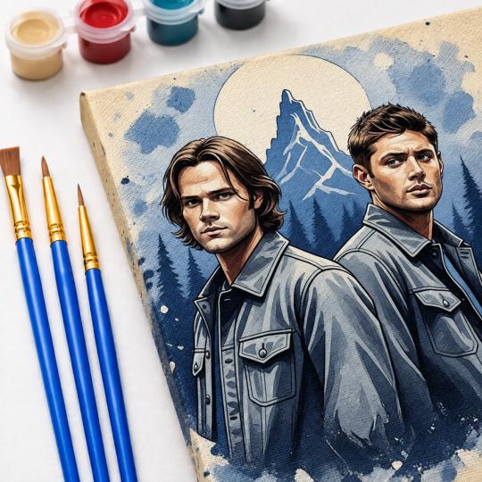Paint by Numbers Supernatural Picture 40x50 cm, photo 5
