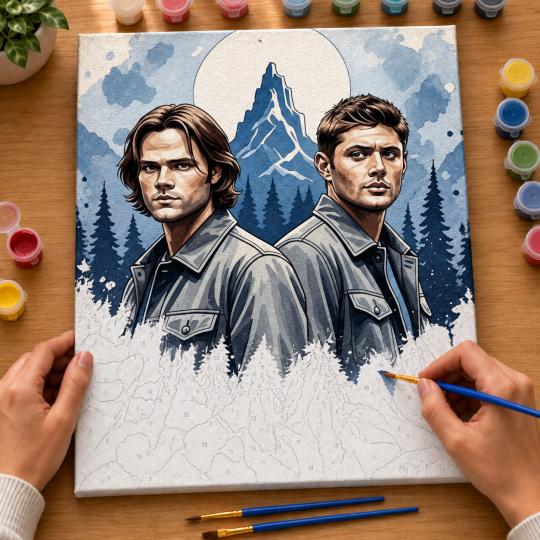Paint by Numbers Supernatural Picture 40x50 cm, photo 6