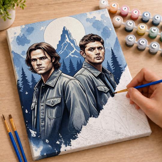 Paint by Numbers Supernatural Picture 40x50 cm, photo 7