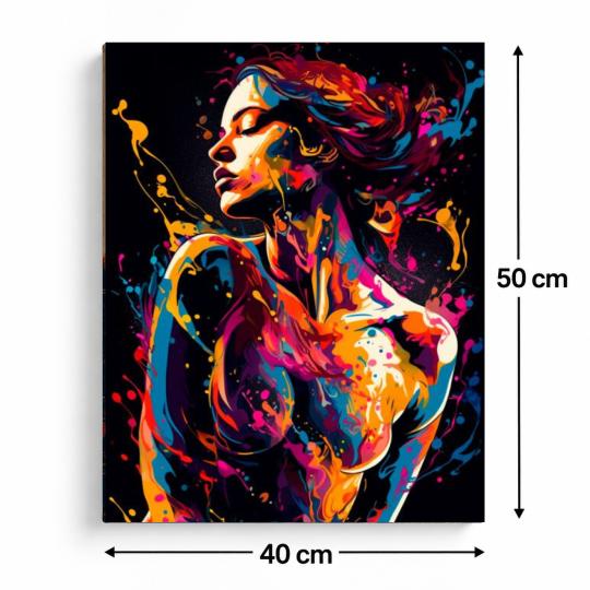 Paint by Numbers Abstraction of Femininity Picture 40x50 cm, photo 3