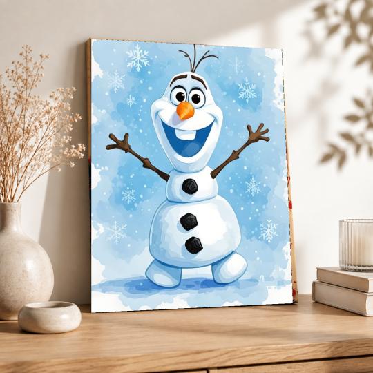 Paint by Numbers Frozen Olaf Picture 40x50 cm, photo 8