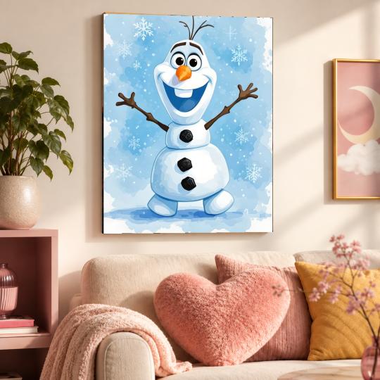 Paint by Numbers Frozen Olaf Picture 40x50 cm, photo 9