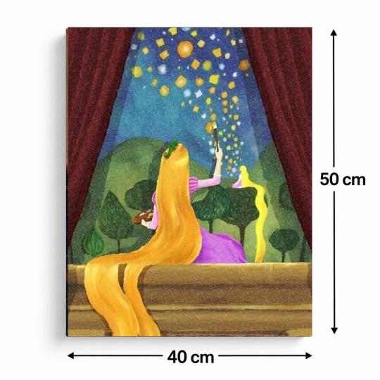 Paint by Numbers Tangled Rapunzel Picture 40x50 cm, photo 3