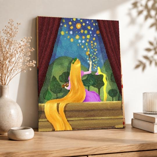 Paint by Numbers Tangled Rapunzel Picture 40x50 cm, photo 8