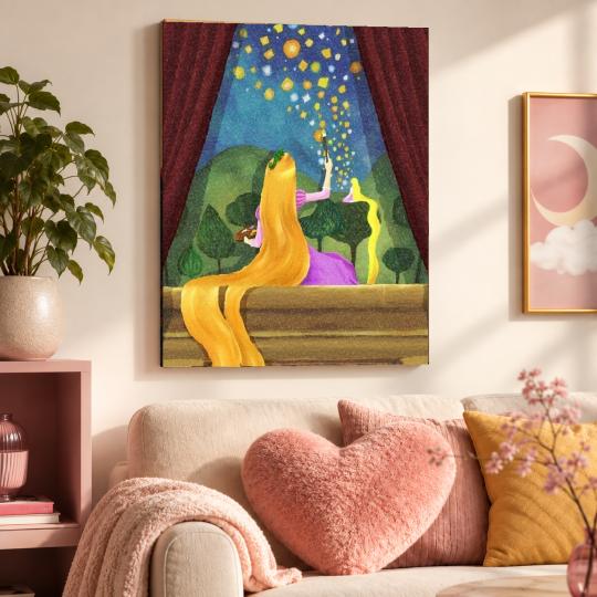 Paint by Numbers Tangled Rapunzel Picture 40x50 cm, photo 9