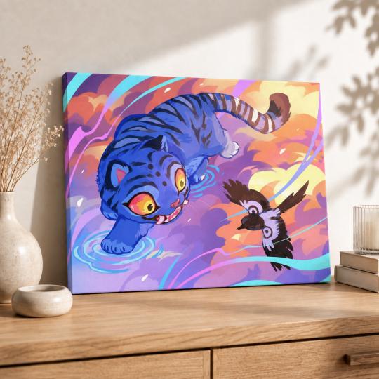 Paint by Numbers K-Pop Demon Hunters Derpy Tiger Picture 50x40 cm, photo 8