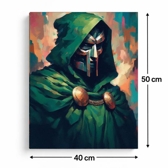 Paint by Numbers Marvel Dr. Doom Picture 40x50 cm, photo 3