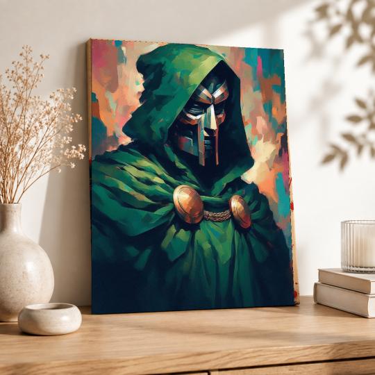 Paint by Numbers Marvel Dr. Doom Picture 40x50 cm, photo 8