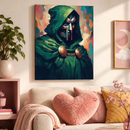 Paint by Numbers Marvel Dr. Doom Picture 40x50 cm, photo 9