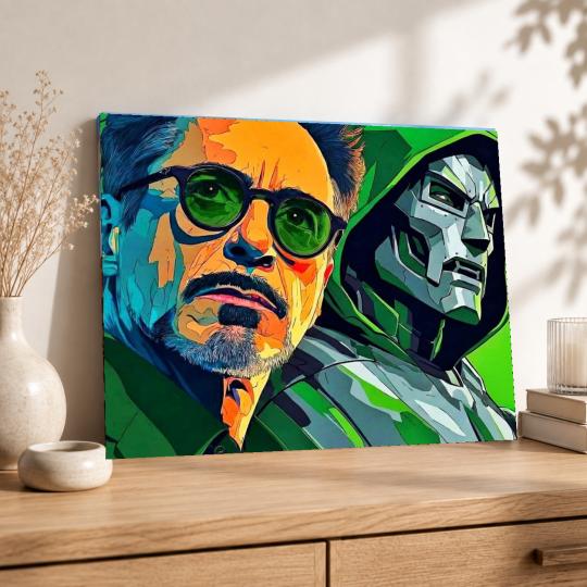 Paint by Numbers Marvel Robert Downey Jr. Picture 50x40 cm, photo 8