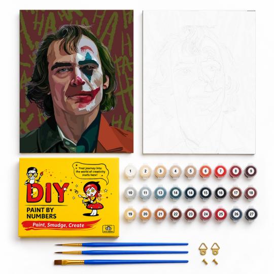 Paint by Numbers Joker Portrait Picture 40x50 cm, photo 2