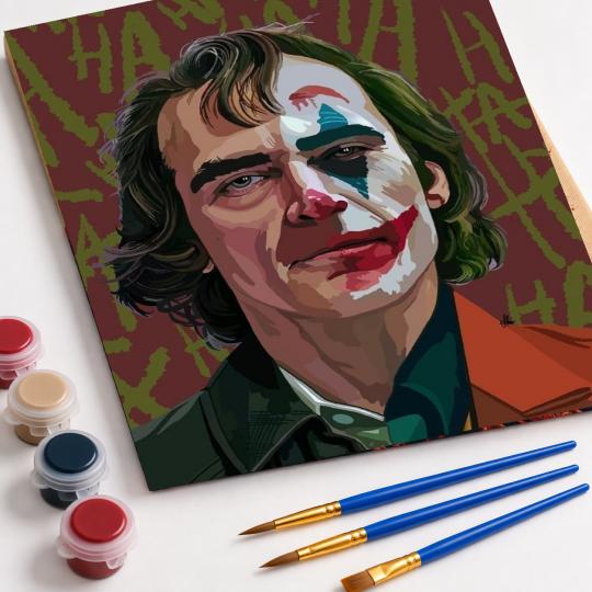 Paint by Numbers Joker Portrait Picture 40x50 cm, photo 4