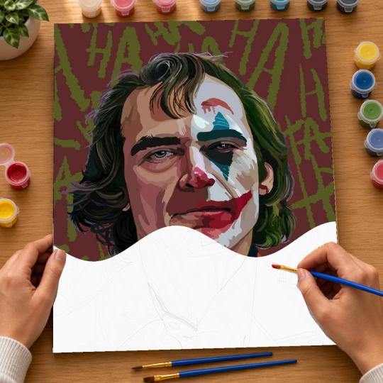 Paint by Numbers Joker Portrait Picture 40x50 cm, photo 6