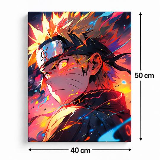 Paint by Numbers Naruto in Flames Picture 40x50 cm, photo 3