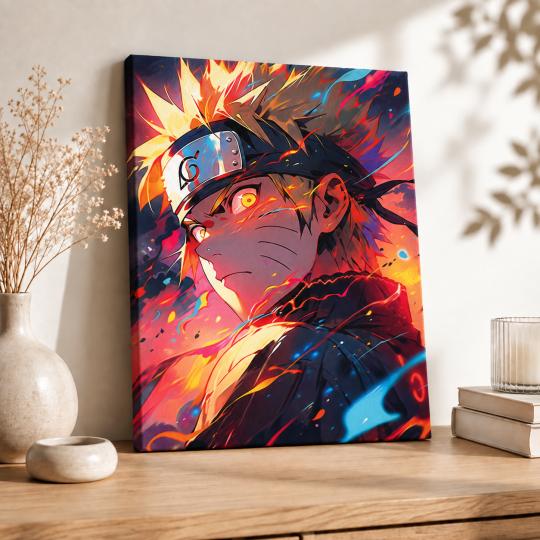 Paint by Numbers Naruto in Flames Picture 40x50 cm, photo 8