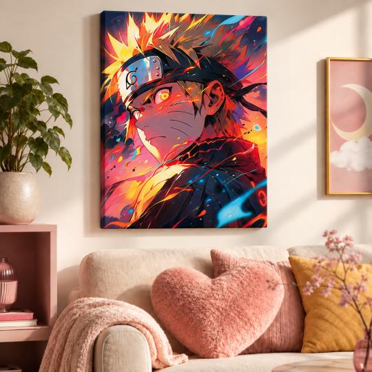 Paint by Numbers Naruto in Flames Picture 40x50 cm, photo 9
