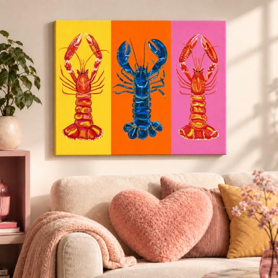 Paint by Numbers Colourful Lobsters Picture 50x40 cm, photo 9