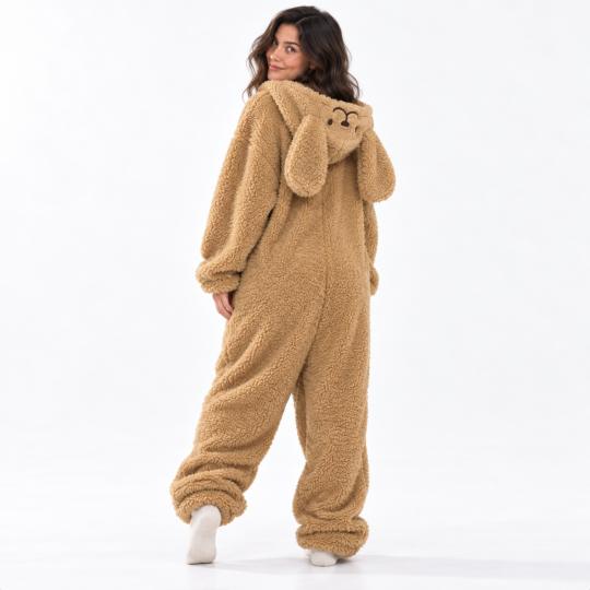 Pluszowe Onesie Teddy Piesek kigurumi dla dorosłych, zdjęcie 4