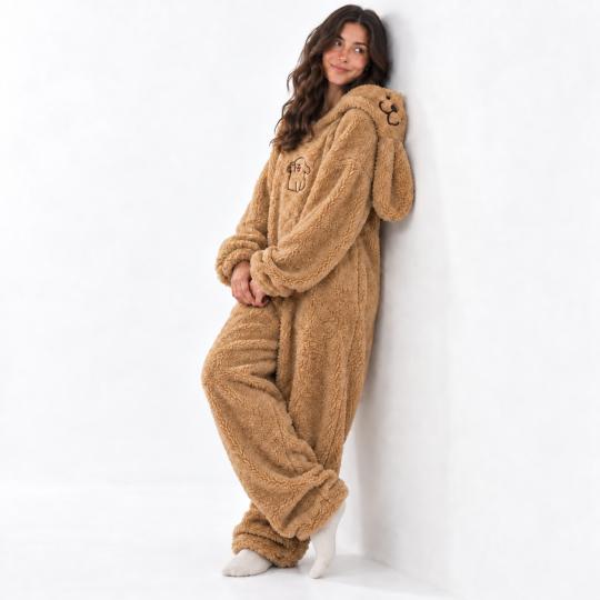 Pluszowe Onesie Teddy Piesek kigurumi dla dorosłych, zdjęcie 5