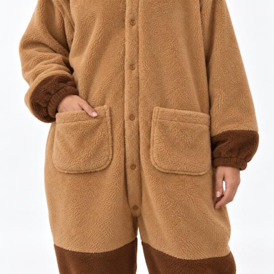 Pluszowe Onesie Teddy Kapibara kigurumi dla dorosłych, zdjęcie 9