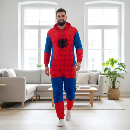 Piżama Onesie Kigurumi Kostium Przebranie Spiderman, zdjęcie 7