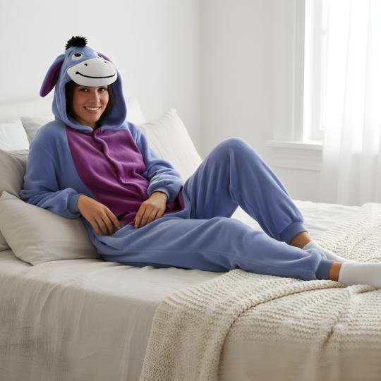 Piżama Onesie Kigurumi Kostium Przebranie Kłapołuchy Osiołek, zdjęcie 6