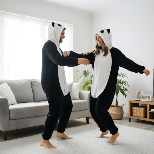 Piżama Onesie Kigurumi Kostium Przebranie Panda, zdjęcie 8