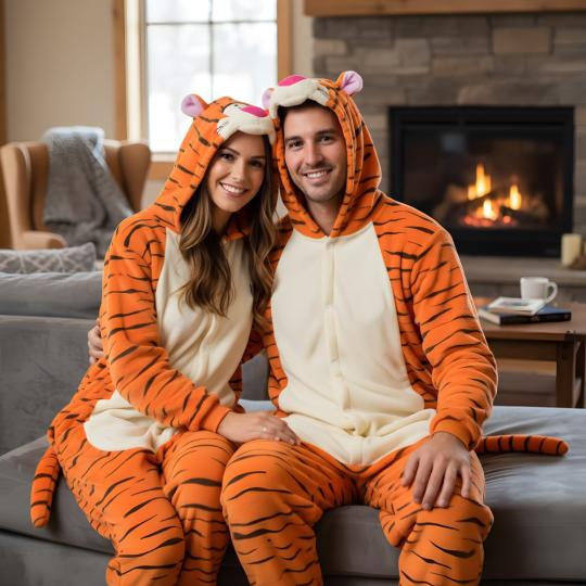Piżama Onesie Kigurumi Kostium Przebranie Tygrys, zdjęcie 8