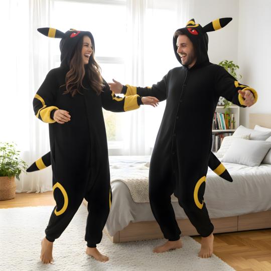 Piżama Onesie Kigurumi Kostium Przebranie Pokemon Umbreon, zdjęcie 4