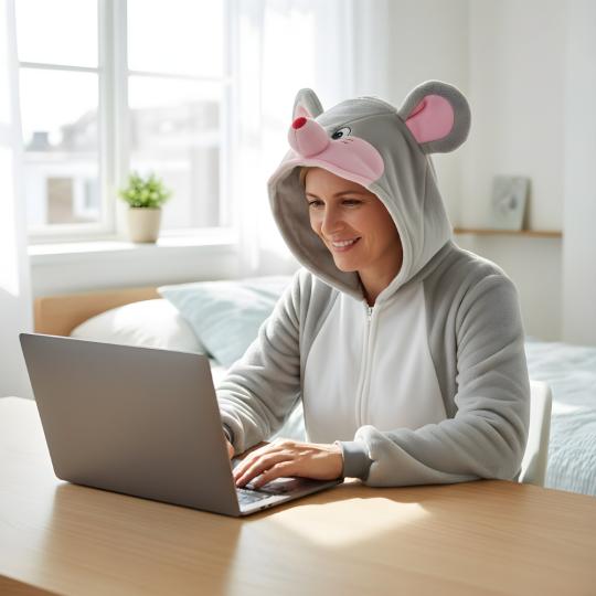 Piżama Onesie Kigurumi Kostium Przebranie Myszka Mickey, zdjęcie 6