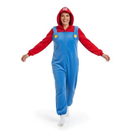 Piżama Onesie Kigurumi Kostium Przebranie Super Mario, zdjęcie 7
