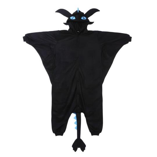 Piżama Onesie Kigurumi Przebranie Szczerbatek Niebieski, zdjęcie 3