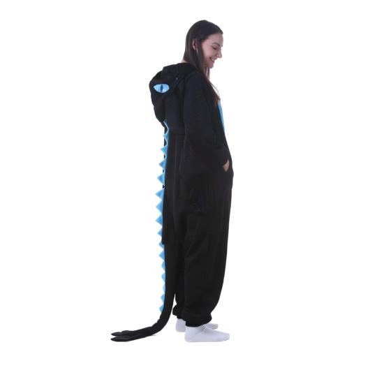 Piżama Onesie Kigurumi Przebranie Szczerbatek Niebieski, zdjęcie 7